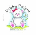 Naklejki dzielny pacjent - misie