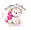 Naklejki dzielny pacjent - misie