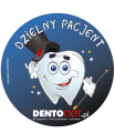 Naklejki Dzielny Pacjent - ząbki