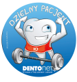 Naklejki Dzielny Pacjent - ząbki