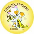 Naklejki dzielny pacjent - przytulanki