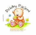 Naklejki dzielny pacjent - misie